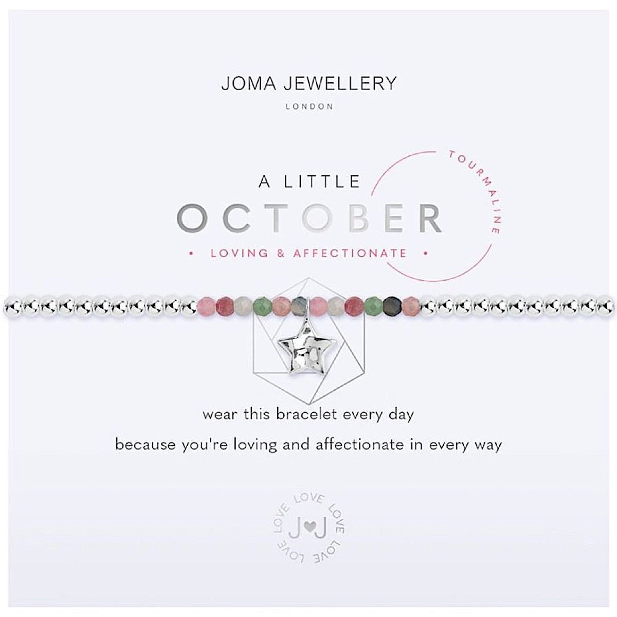 Joma a little October Birthstone Bracelet - tourmaline | More Than Just A Gift
