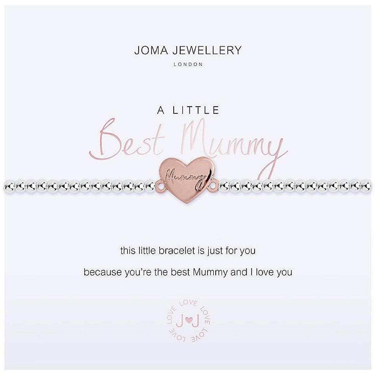 Joma a little Best Mummy Bracelet - heart | More Than Just A Gift