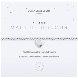 Joma a little Maid of Honour Bracelet - heart | More Than Just A Gift