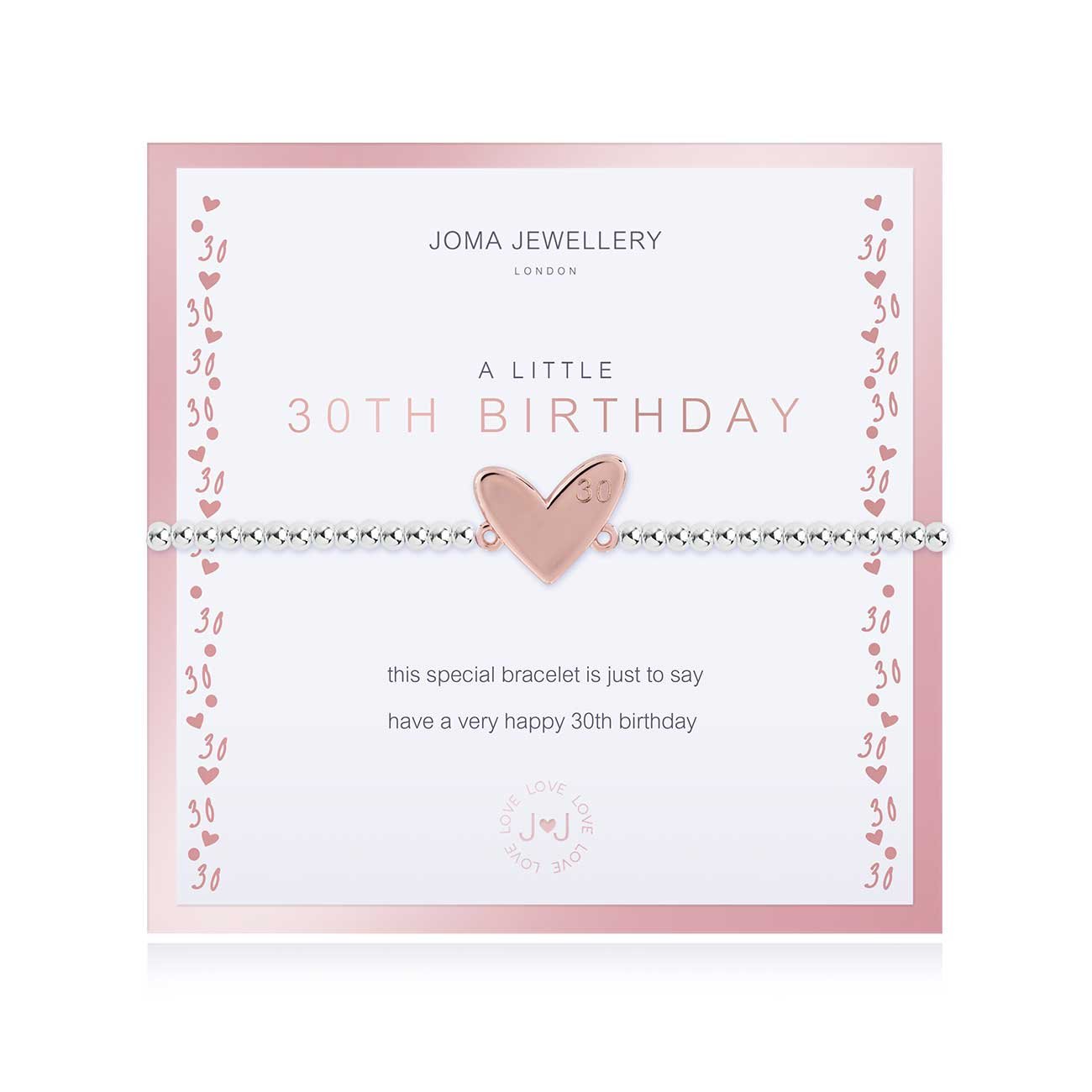 Joma Jewellery Boxed a little 30th Birthday