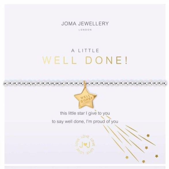 Joma Jewellery a little Well Done Bracelet- Gold Star