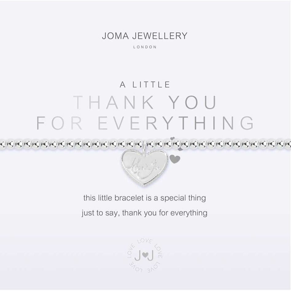 Joma Jewellery a little Thank You For Everything Bracelet | More Than Just A Gift | Authorised Joma Jewellery Stockist| More Than Just A Gift