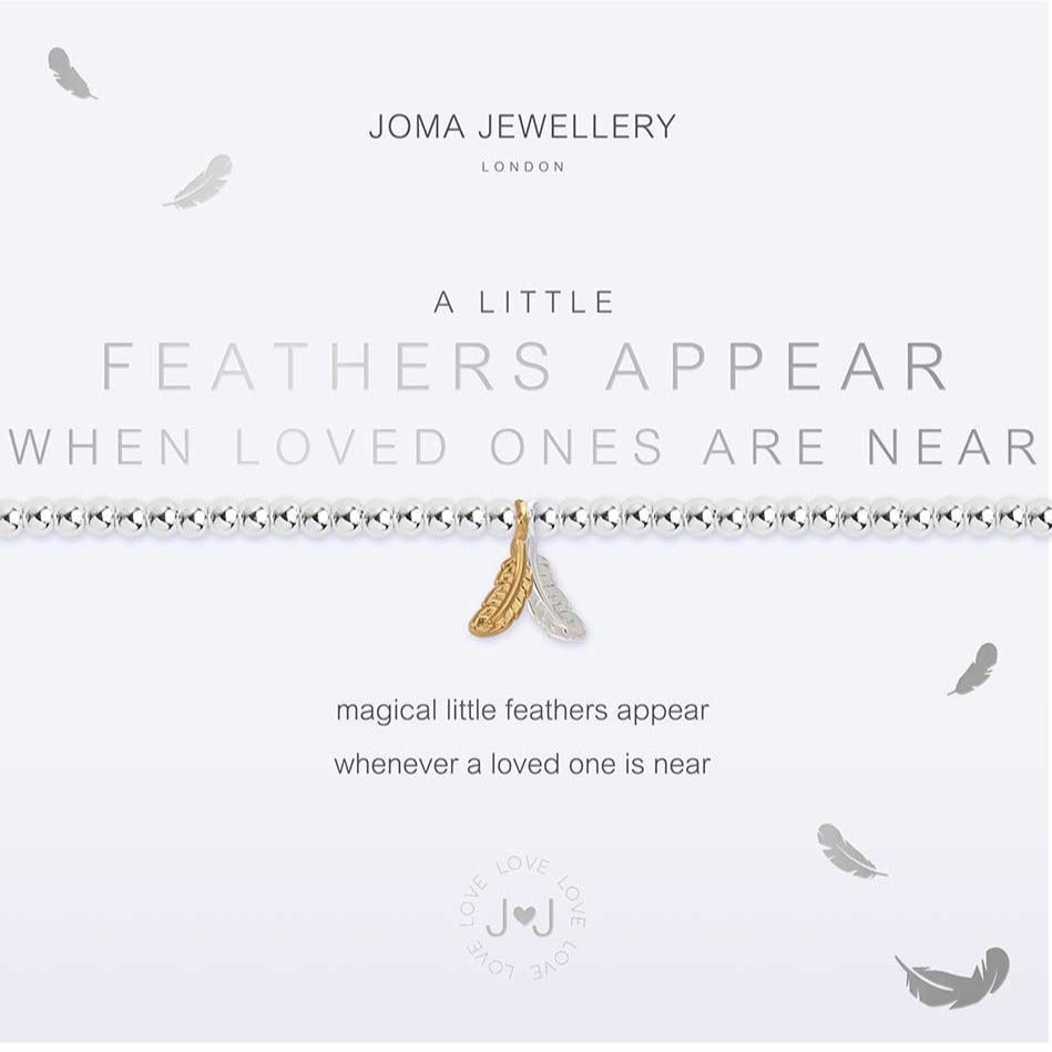 Joma Jewellery a little Feathers Appear When Loved Ones Are Near Bracelet | More Than Just A Gift | Authorised Joma Jewellery Stockist| More Than Just A Gift