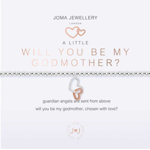 Joma Jewellery a little Will You Be My Godmother Bracelet | More Than Just A Gift | Authorised Joma Jewellery Stockist| More Than Just A Gift