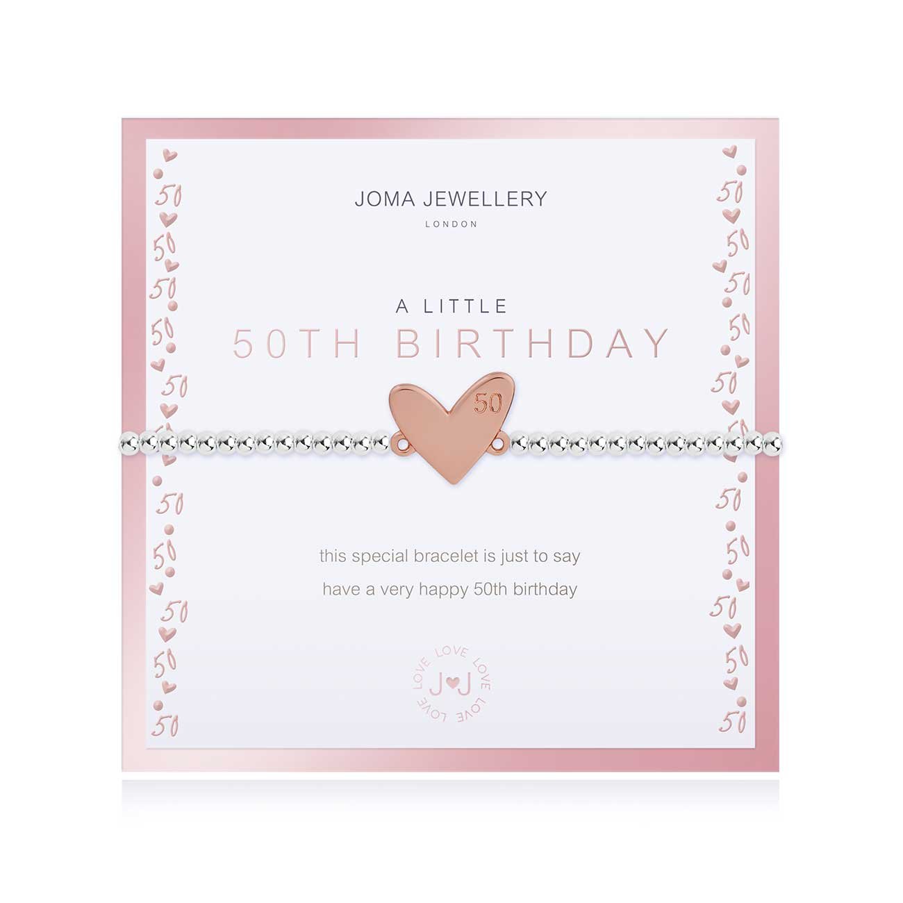 Joma Jewellery Boxed a little 50th Birthday