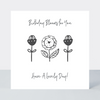 Little Words Birthday Blooms Card