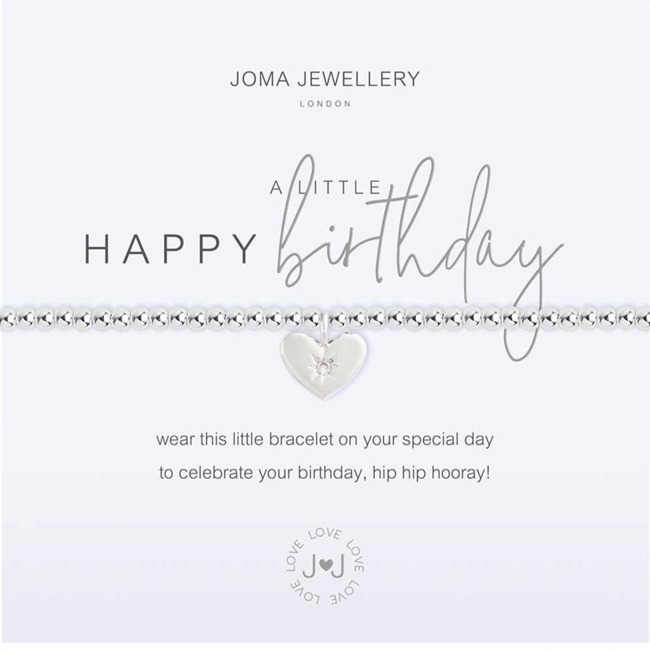 Joma Jewellery a little Happy Birthday Bracelet | More Than Just A Gift | Authorised Joma Jewellery Stockist| More Than Just A Gift