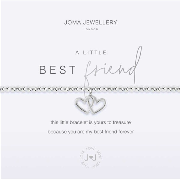 Joma Jewellery a little Best Friend Double Heart Bracelet – More