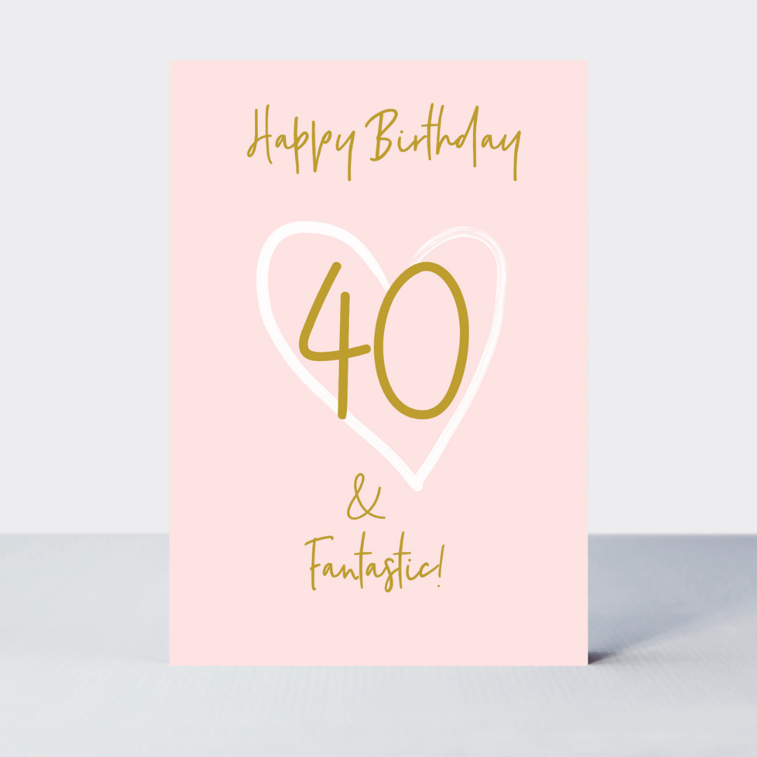 Wonderful You Age 40 Card - Foil