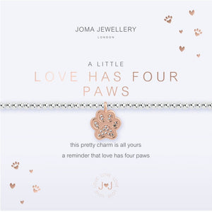 Joma Jewellery Love Has Four Paws Bracelet | More Than Just A Gift