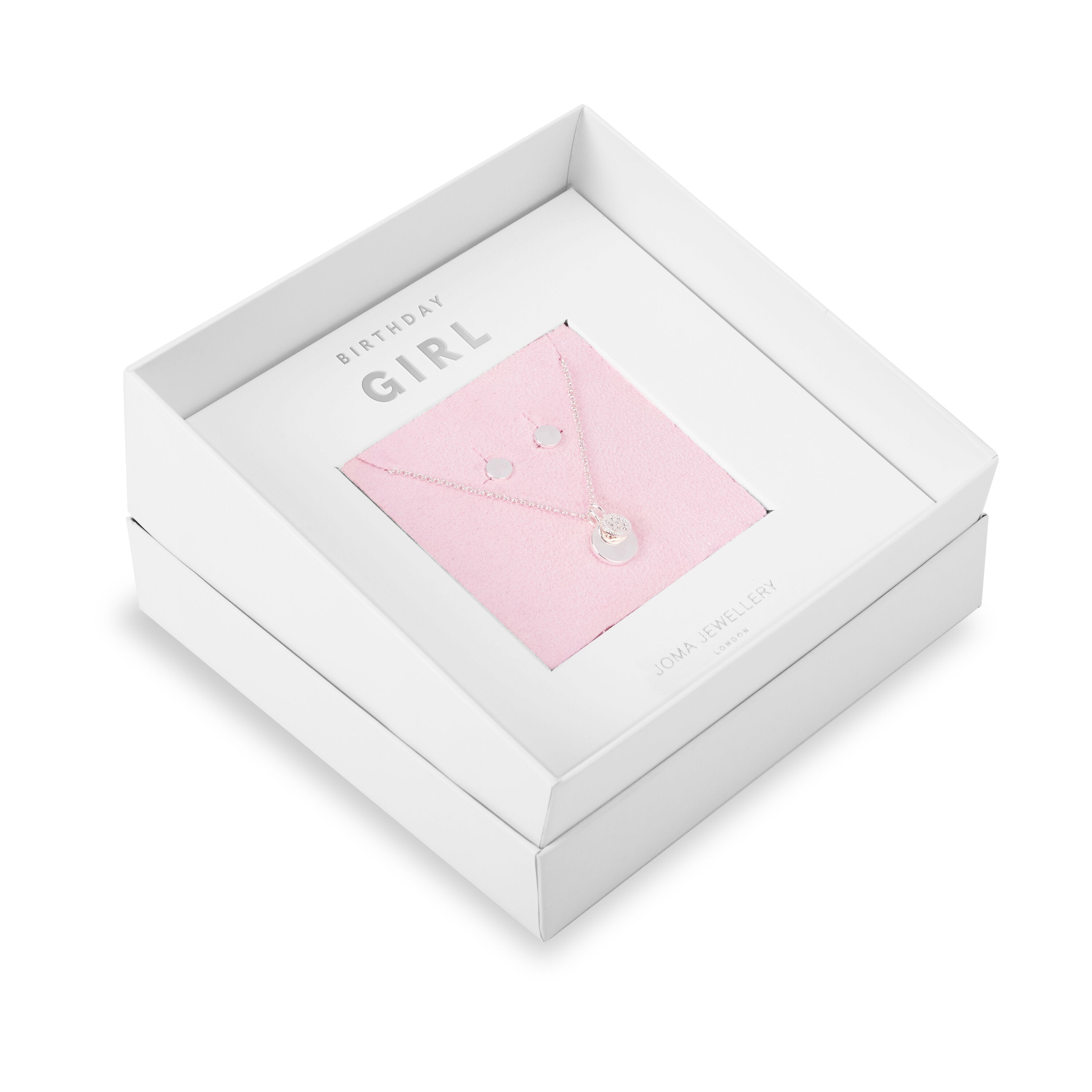 Joma Jewellery Birthday Girl Necklace & Earring Gift Box