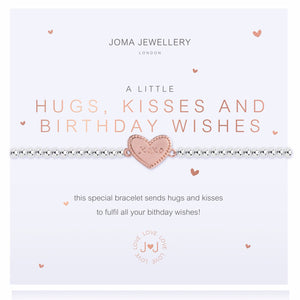 Joma Jewellery A Little Hugs, Kisses and Birthday Wishes Bracelet |More Than Just A Gift