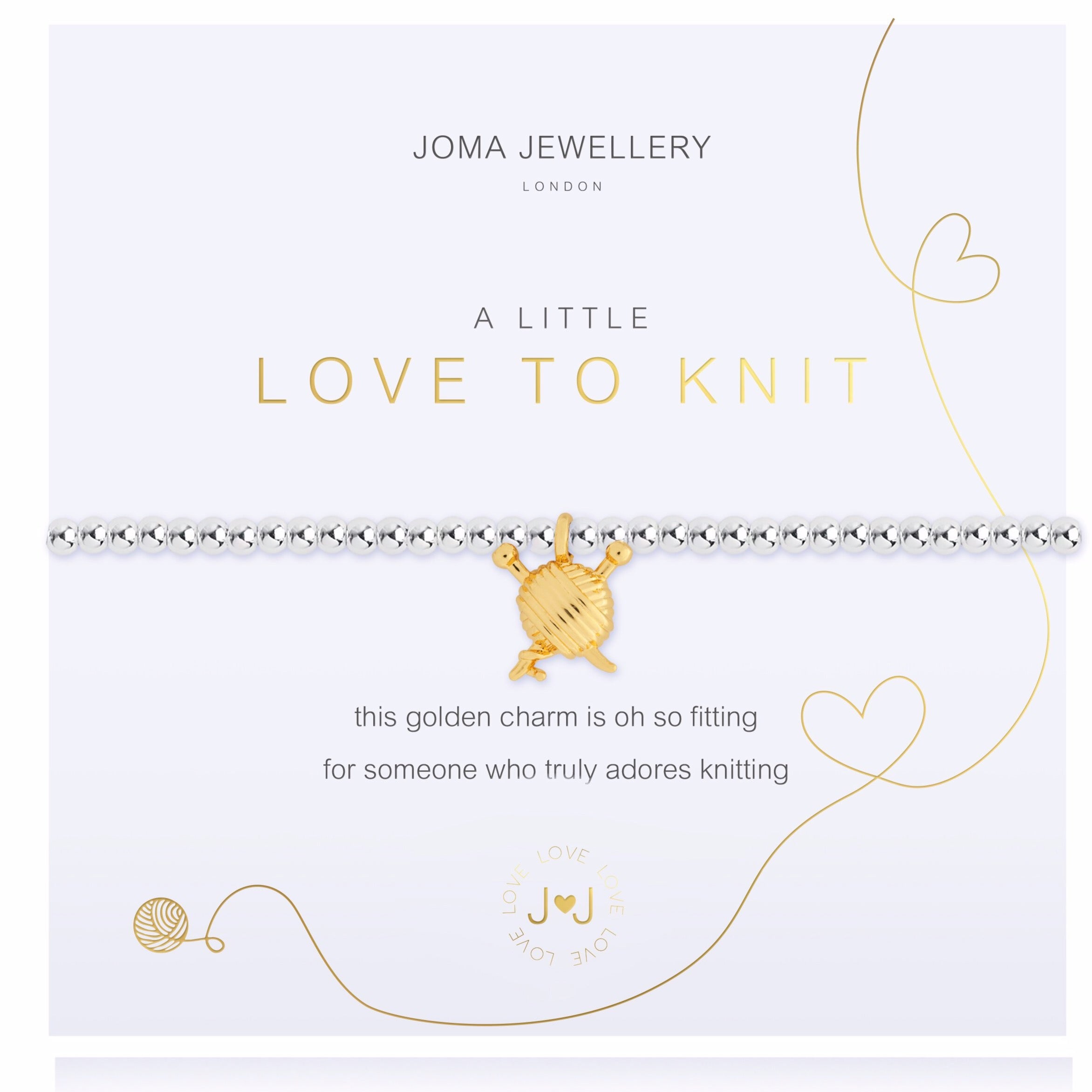 Joma Jewellery A Little Love To Knit Bracelet |More Than Just A Gift