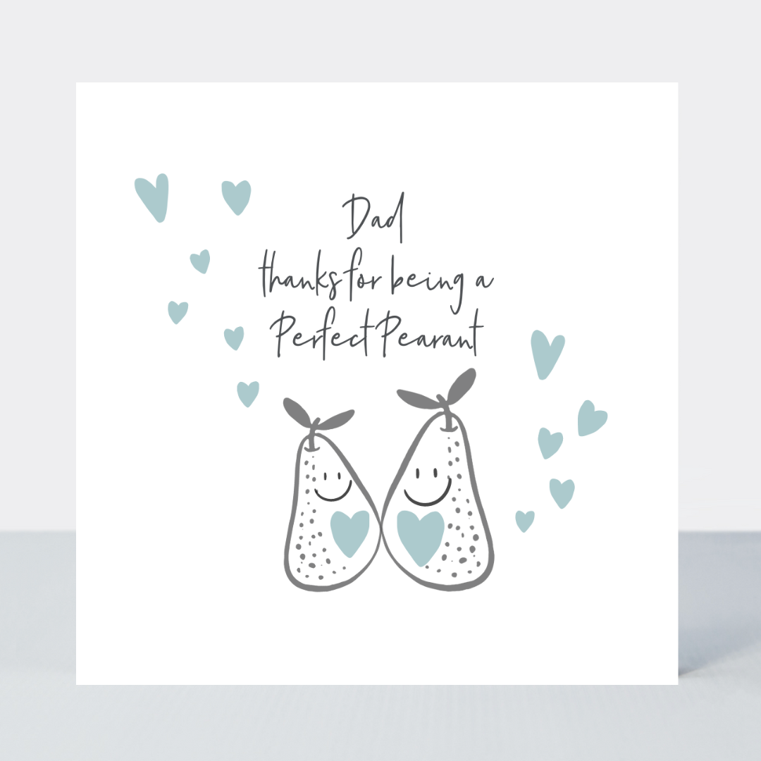 Sweet Little Words Dad Perfect Pearant Card
