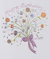 Mimosa Birthday Bouquet Card
