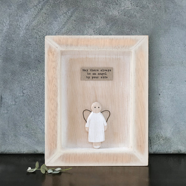 East of India Angel By Your Side Wooden Picture