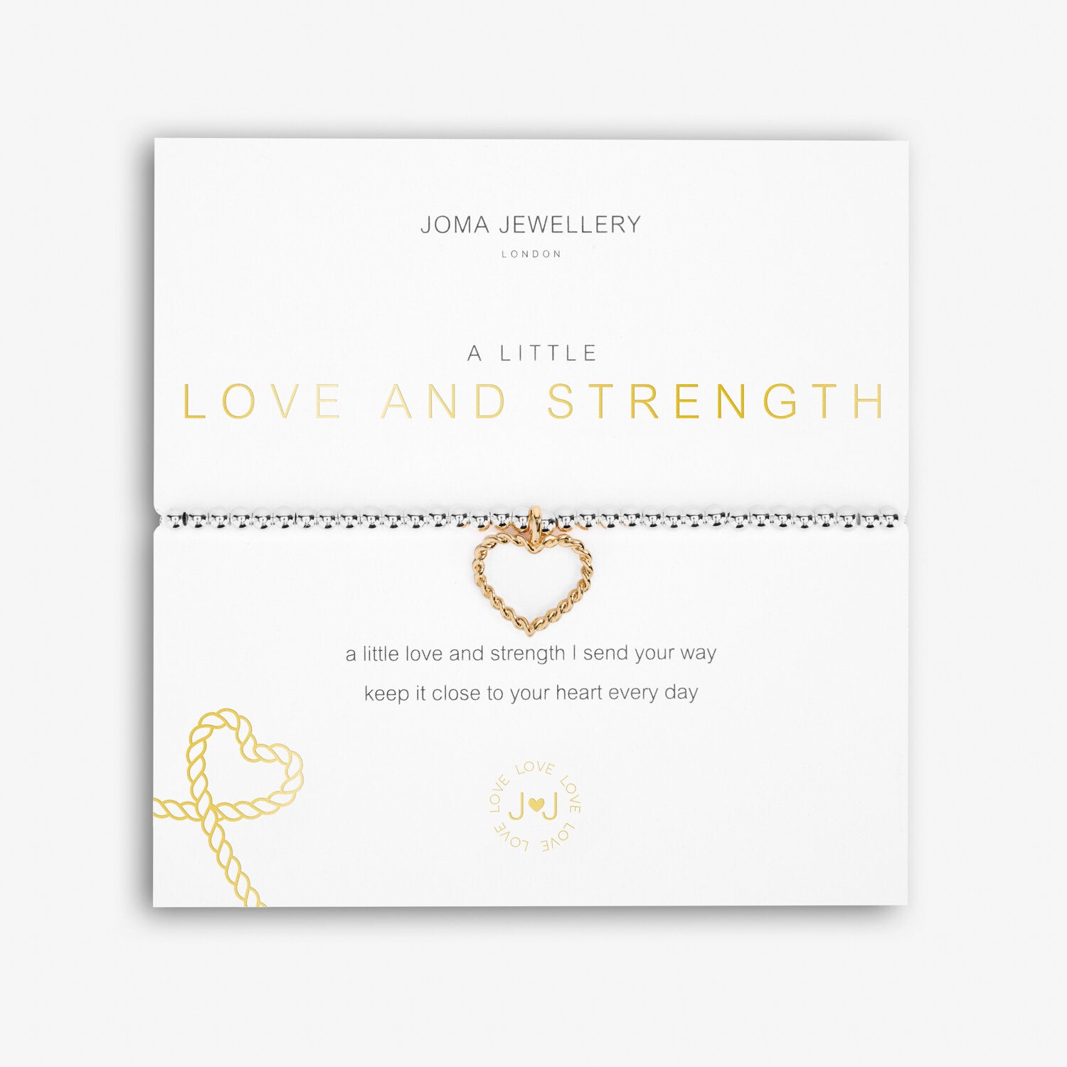 Joma Jewellery A Little 'Love And Strength' Bracelet | More Than Just A Gift