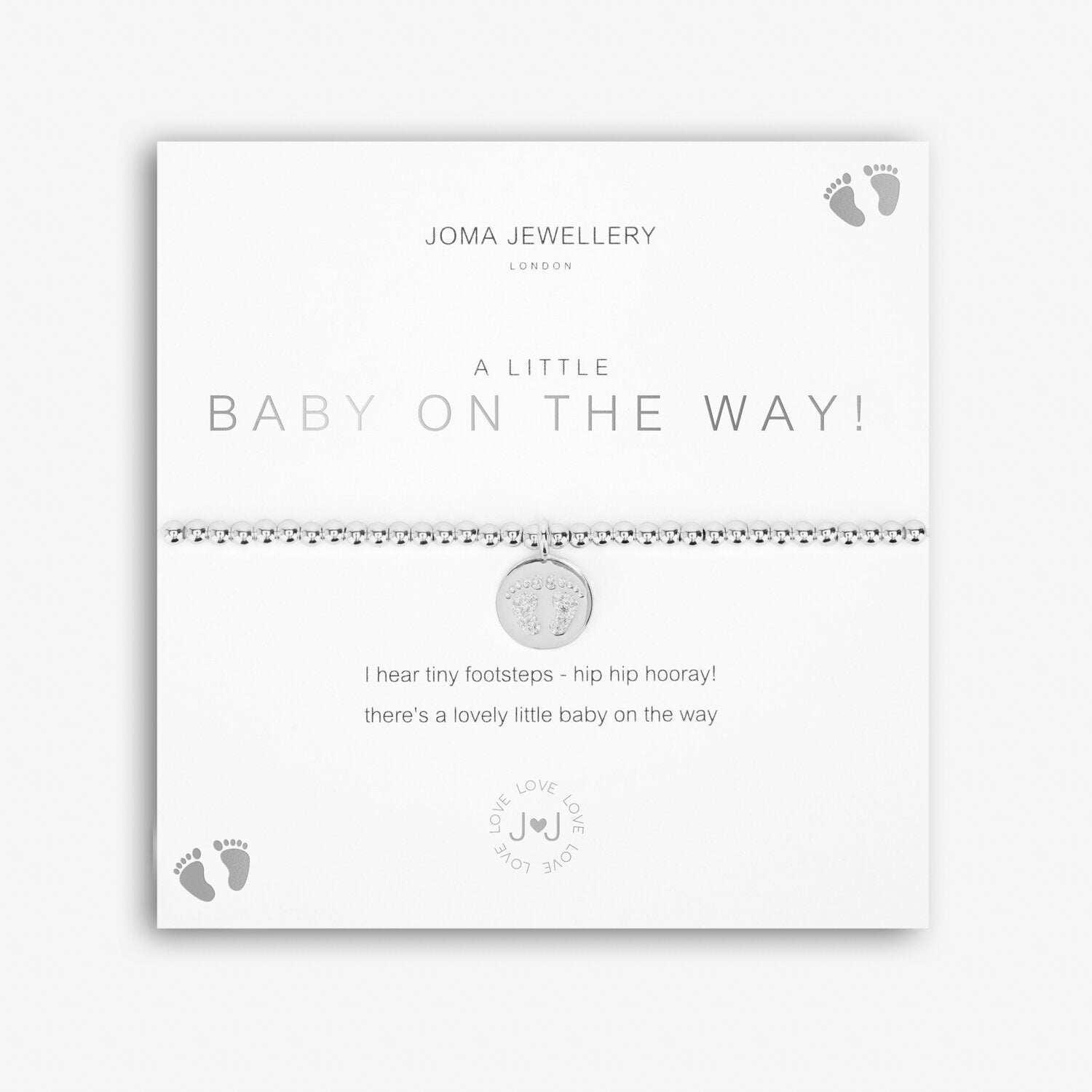 Joma Jewellery A Little 'Baby On The Way!' Bracelet | More Than Just A Gift