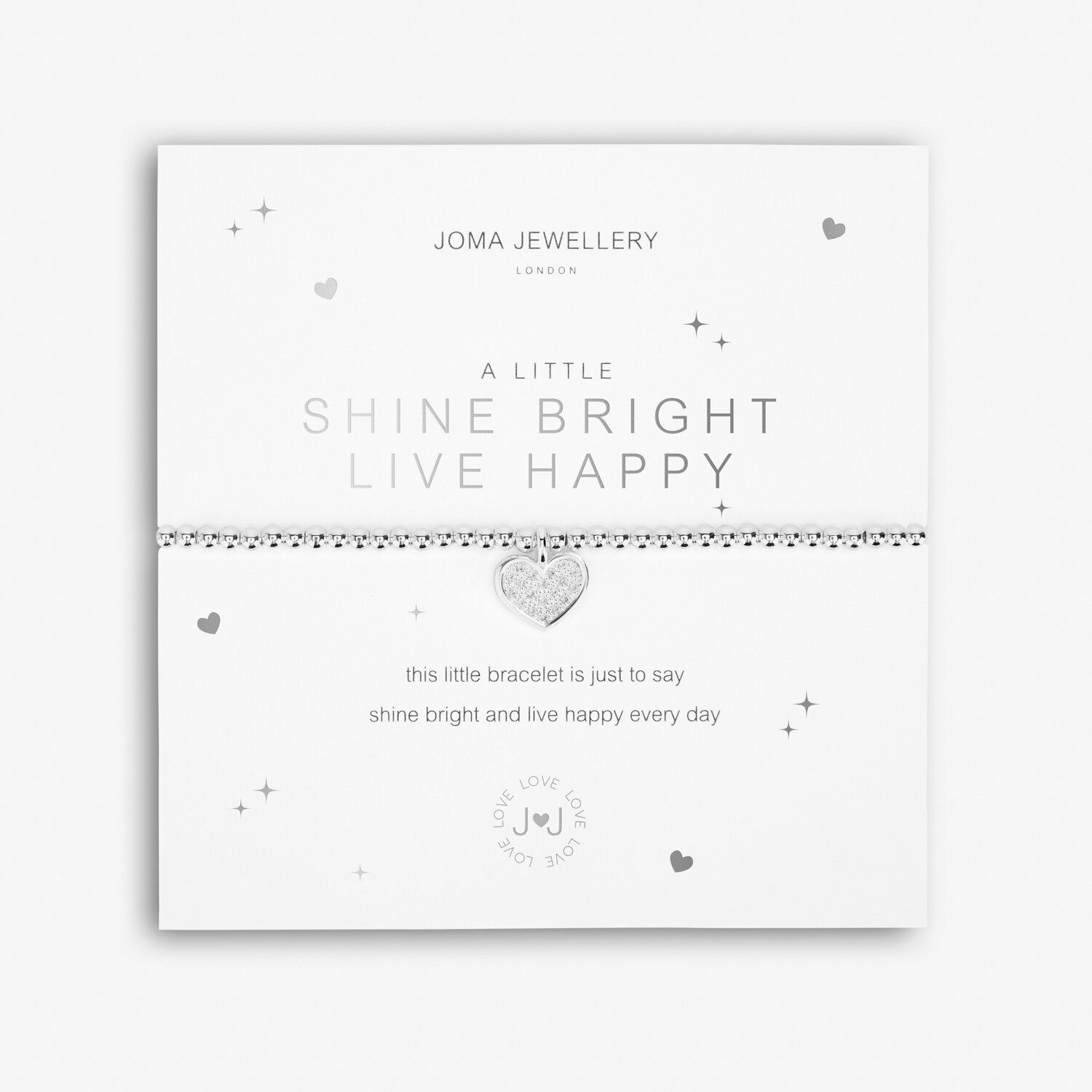 Joma Jewellery A Little 'Shine Bright - Live Happy' Bracelet | More Than Just A Gift