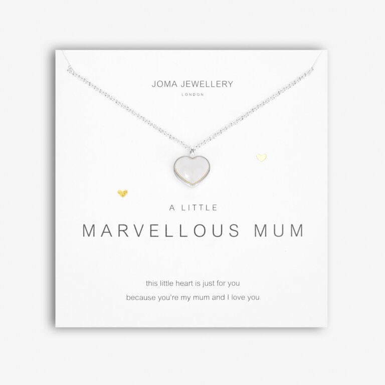 Joma Jewellery a little Marvellous Mum Necklace - heart