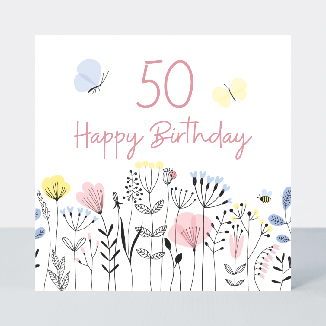 Olita Age 50 Birthday Card