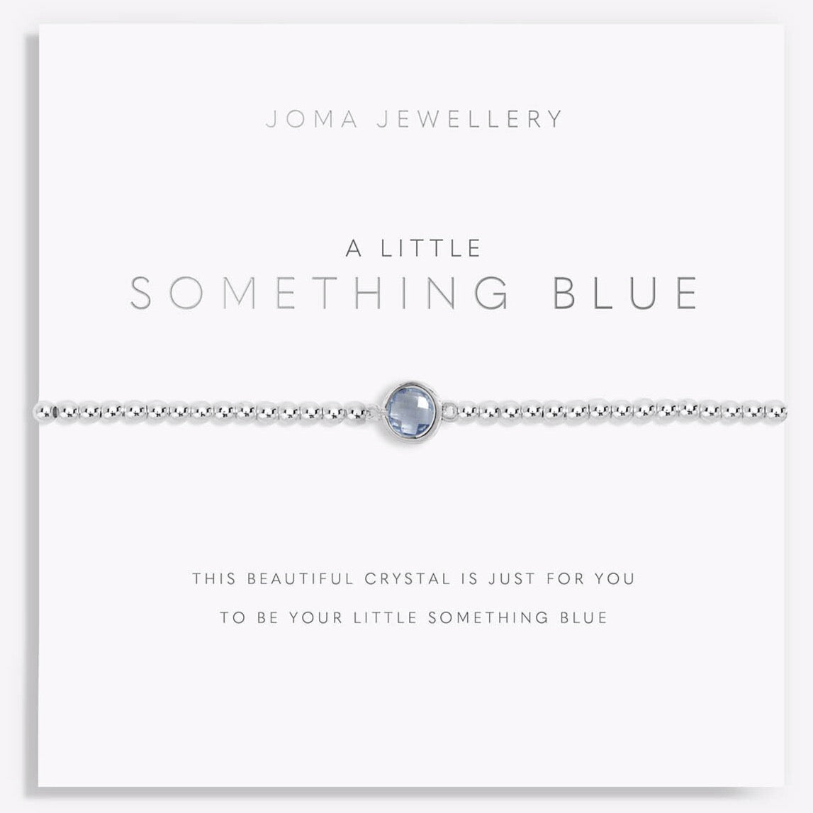 Joma Jewellery a little Something Blue Bracelet - crystal