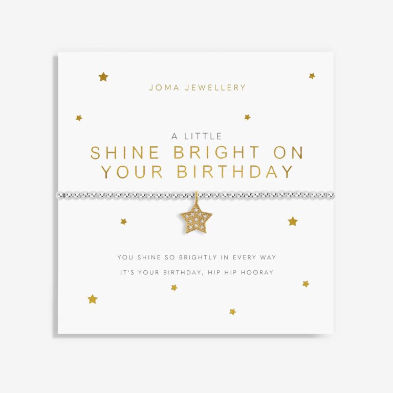 Joma Jewellery A Little 'Shine Bright On Your Birthday' Bracelet |More Than Just A Gift