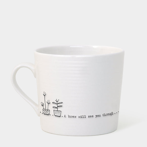 East of India A Brew Will See You Through Boxed Wobbly Mug