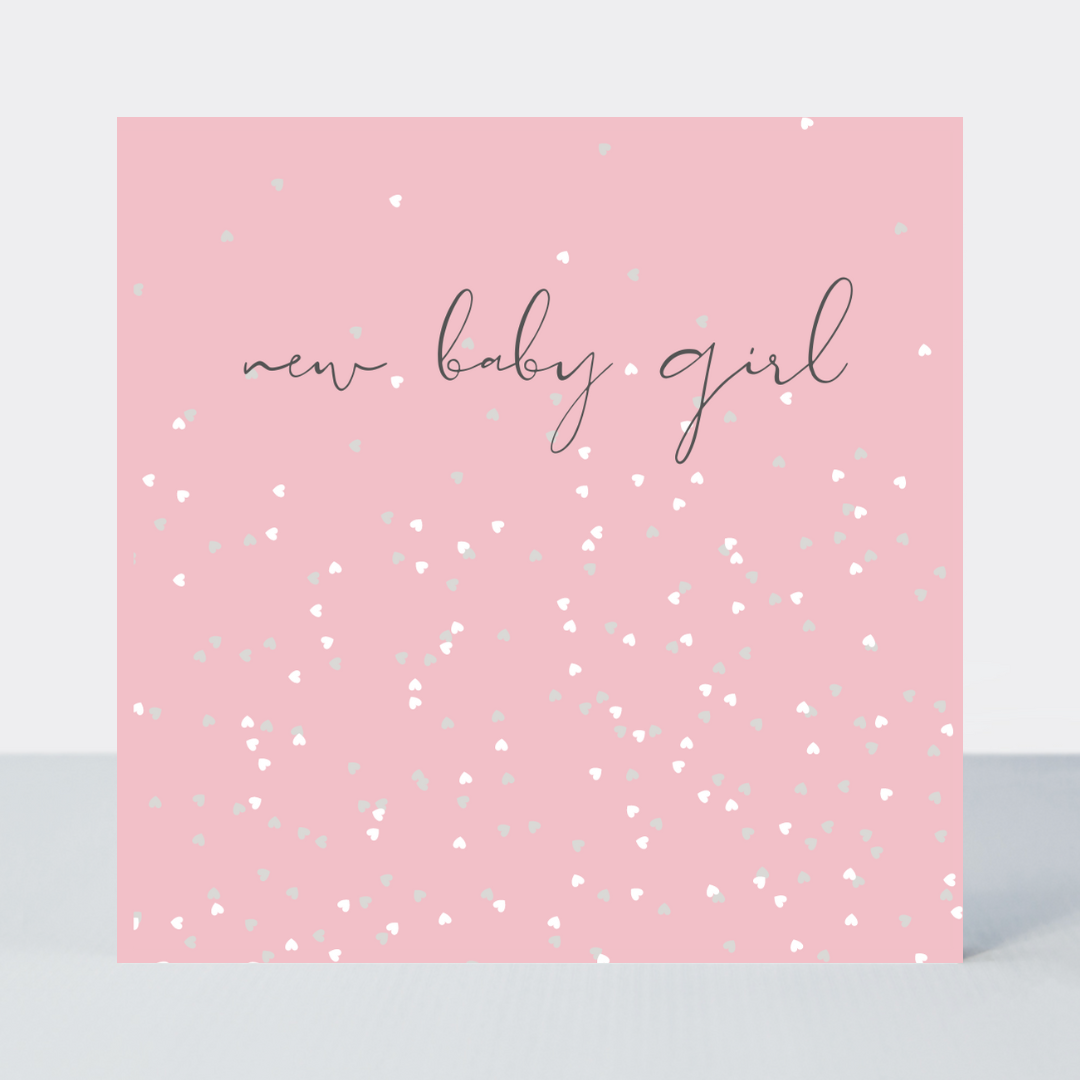 Something Simple New Baby Girl Card