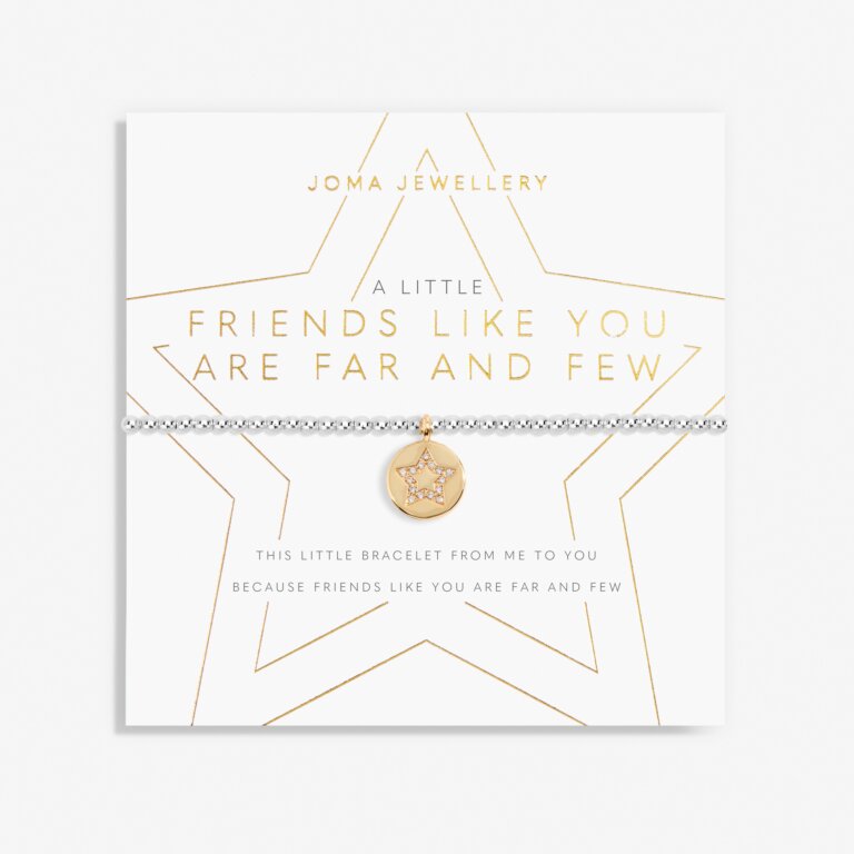 Joma Jewellery A Little 'Friends Like You Are Far And Few' Bracelet|More Than Just A Gift