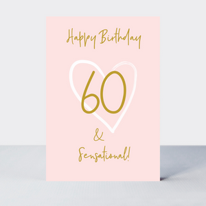 Wonderful You Age 60 Card - Foil