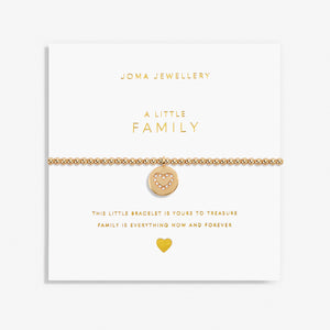 Joma Jewellery Gold A Little 'Family' Bracelet |More Than Just A Gift