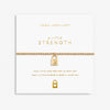 Joma Jewellery Gold A Little 'Strength' Bracelet |More Than Just A Gift