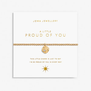 Joma Jewellery Gold A Little 'Proud Of You' Bracelet |More Than Just A Gift