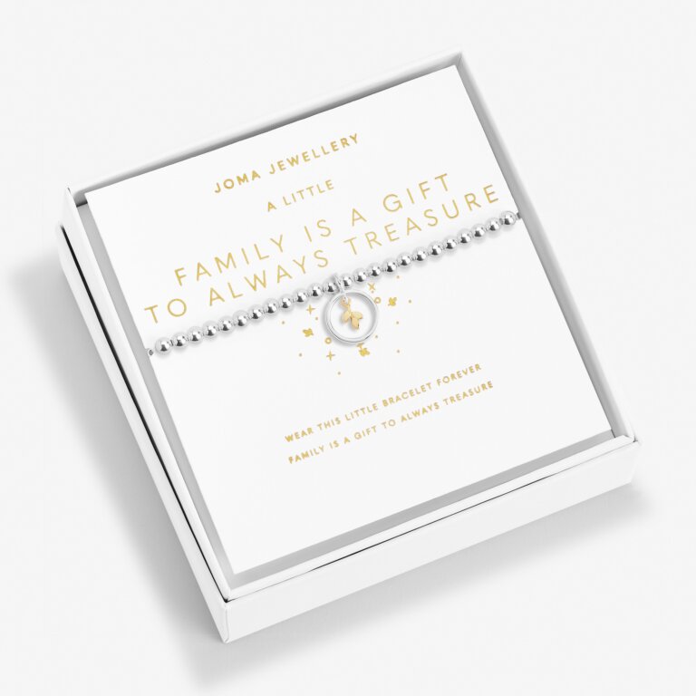 Joma Jewellery Beautifully Boxed A Little 'Family Is A Gift To Always Treasure' Bracelet|More Than Just A Gift