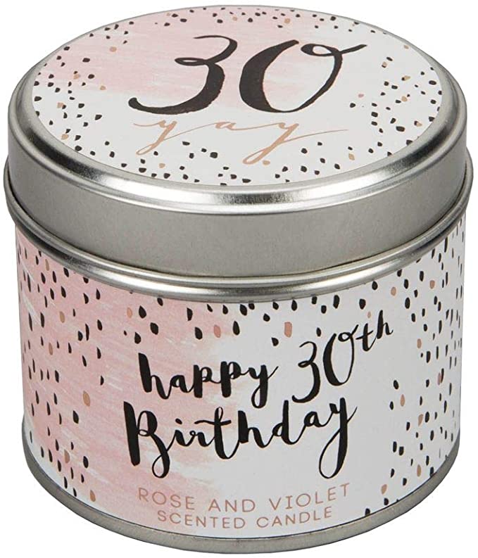 Luxe Candle in a Tin - Happy 30th Birthday