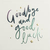 Cloud Nine - Goodbye And Good Luck  Card