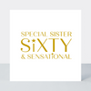 Only A Number Sister Sixty Card - Foil