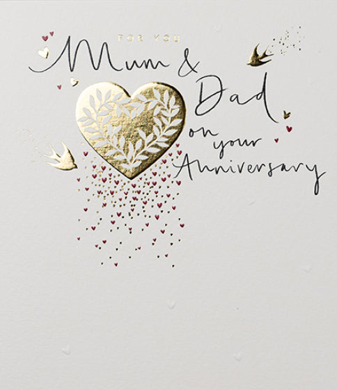 Reflections Mum and Dad Anniversary Card
