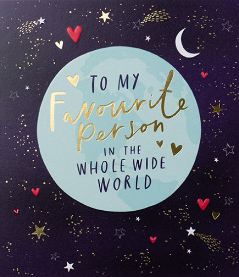 Reflections Favourite Person Card