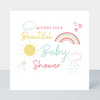 Rainbows Baby Shower Card