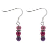 Carrie Elspeth Pink Miracle & Haematite Earrings