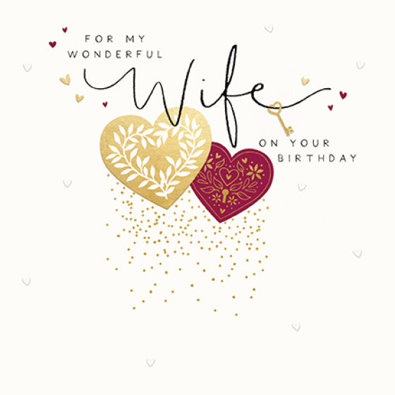 Reflections Wonderful Wife Birthday Card