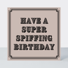 Vintage Icon Spiffing Birthday Card