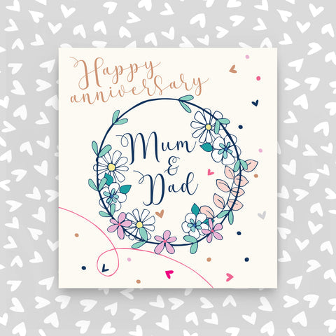 Molly Mae Applause Mum & Dad Anniversary Card