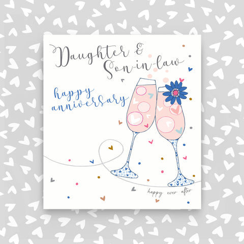 Molly Mae Applause Daughter & Son In Law Anniversary Card