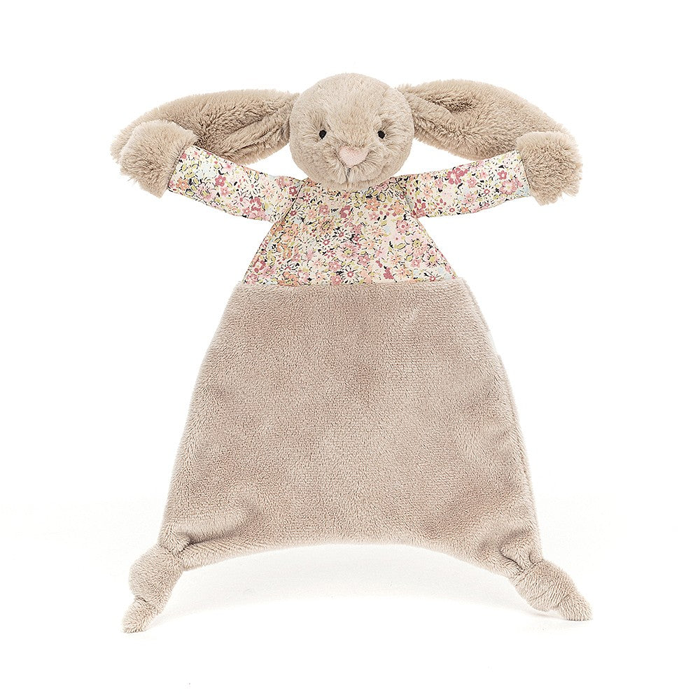 Jellycat Blossom Bea Bashful Beige Bunny Comforter