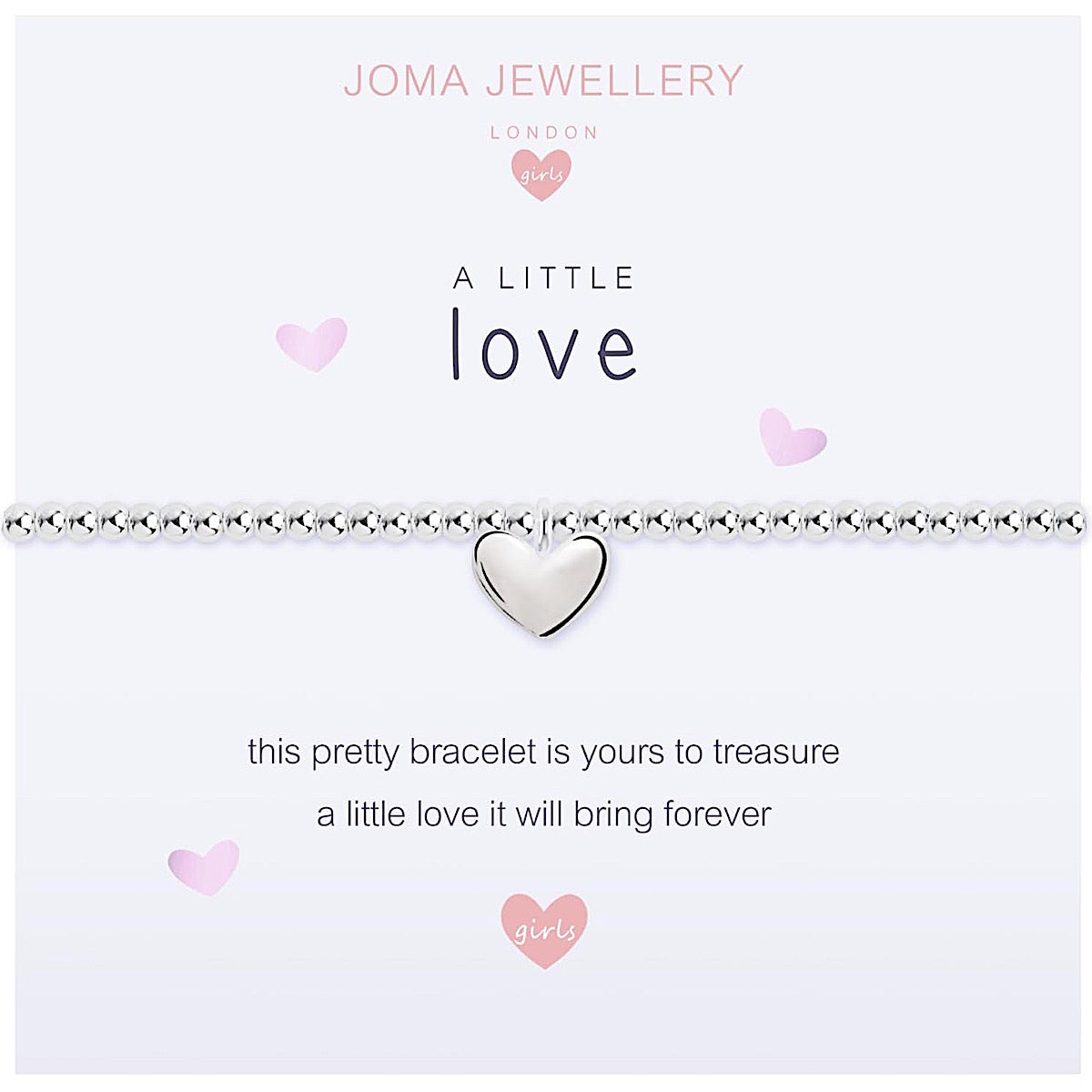 Joma Girls a little Love Bracelet - heart