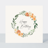 Camille Happy Birthday Wreath Card