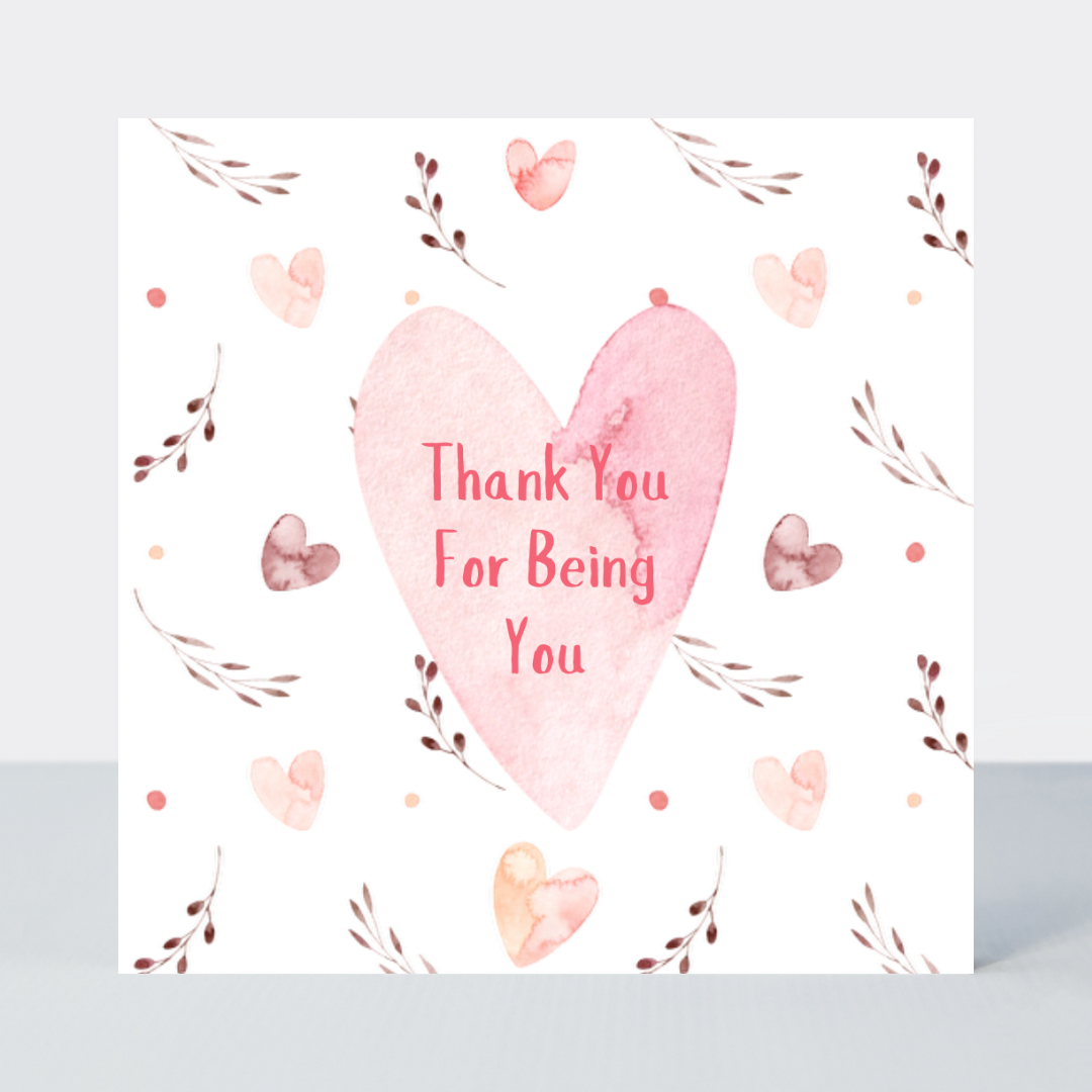 Sweet Hearts Thank You for Being You Hearts Card